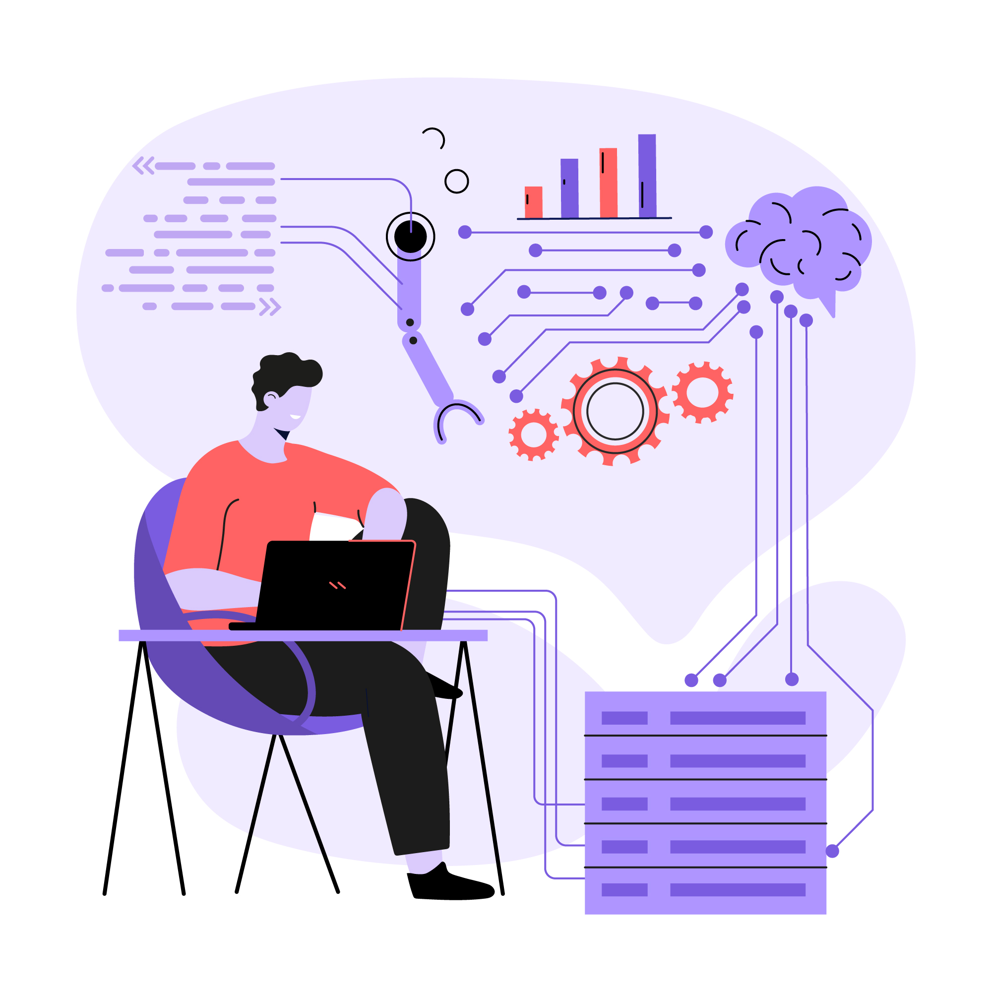 AI Automation Illustration