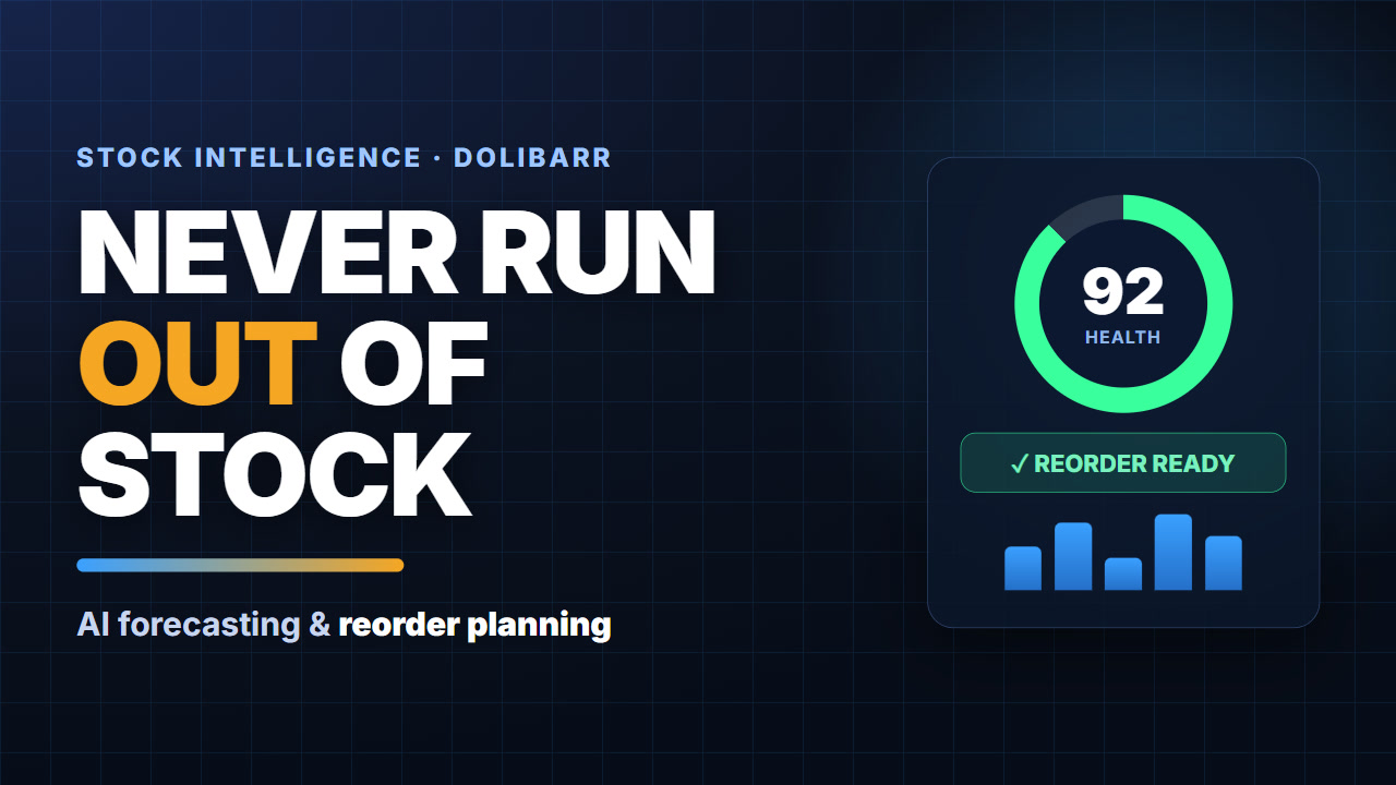Stock Intelligence for Dolibarr — demo